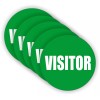 Unbranded 5x Visitor Hard Hat Stickers / Helmet Decals / Safety Labels / Safe Worker