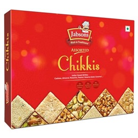 Jabsons - Chikki Assorted, Indian Sweet Brittles, 800 G (28.2 Oz)