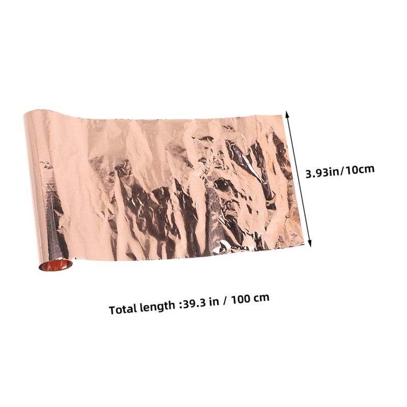 BUGUUYO 1roll Copper Foil Sheet Thin Easy to Cut Shape