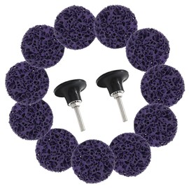 Hordion 11 Packs 2 Inch / 50mm Rust Remover Pads, Paint Stripping Disc Rust Stripper Disk, Poly Disc for Cleaning Dust, Weld