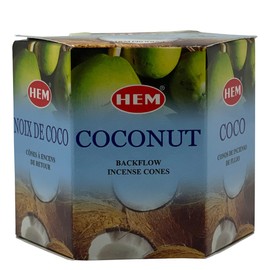 Coconut Backflow Incense Cones for Waterfall Aromatic Smoke Fountain Haze Falls and Mat Bundle
