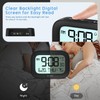 Geevon Small Digital Atomic Alarm Clock for Bedroom, Portable Battery