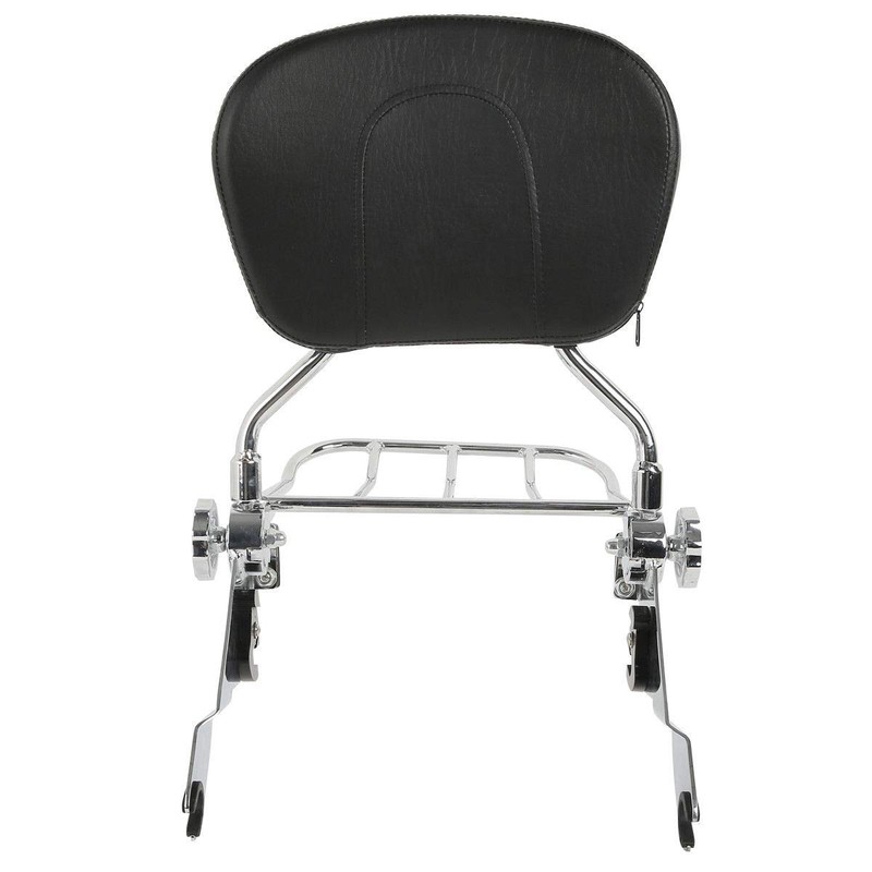 TCMT Detachable Backrest Sissy Bar w/Luggage Rack and 4 Point