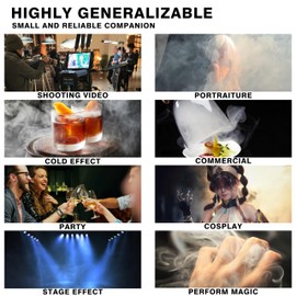 Rhomba Mini smoke machine handheld smoke machine, smoke effector, used for smoke special effects, shooting props, air flow testing and other scenes