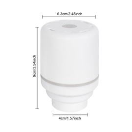 Colexy Vacuum Bag Electric Air Pump, 30W Electric Vacuum Pump for Vacuum Storage Bag, Portable Air Vacuum Pump Vacuum Lightweight Compression Pump for Clothes, Blankets, Cushions, Comforters (Gray)