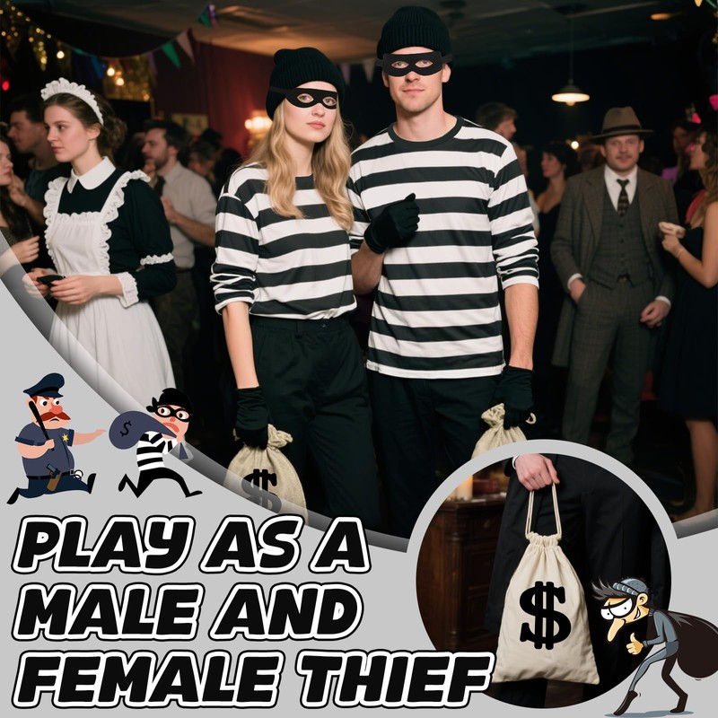 Burglar Costume Adults (L)
