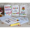 100 Happy Birthday Cards Bulk, Large 5x7 Inch Assorted, with