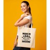 Print4U Shopping Tote Bag For Life Born In 1985 40th