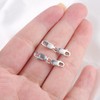 925 Sterling Silver Double Lobster Clasp Extender Double Square Connector