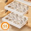 Diealles Shine Telescopic Drawer, Pack of 2, Adjustable Width 31-52