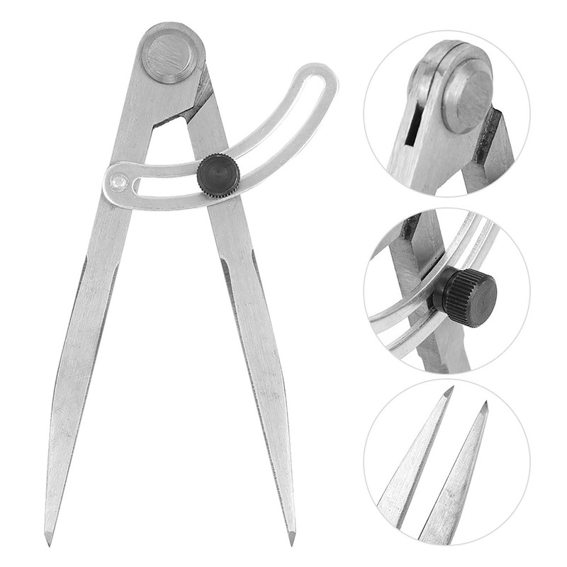 Leather Craft Compass Steel Adjustable Spacing Edge Creaser DIY Tool
