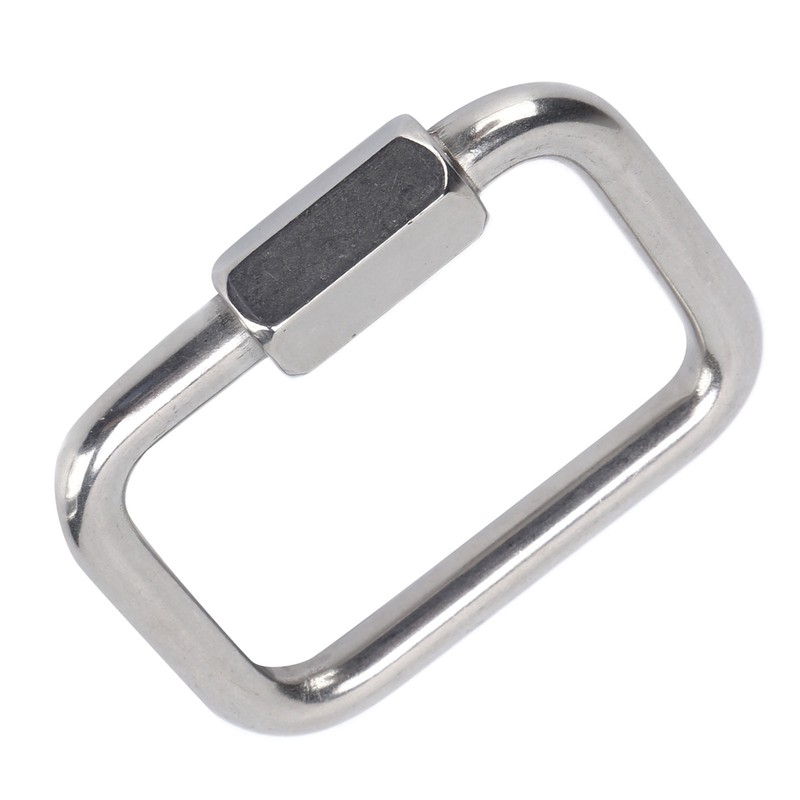 Chain Link Stainless Steel 4‑Corner Multifunctional Connection Buckle for Outdoor