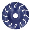 Angle Grinder Wheel Manganese Steel Dark Blue 0.9in Woodworking Grinding
