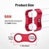 EVIL ENERGY Hose Separator Clamp, Fuel Line Mounting Clamp Aluminum