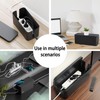 Cable Management Box, Cable Tidy Box Black Cable Organiser Box