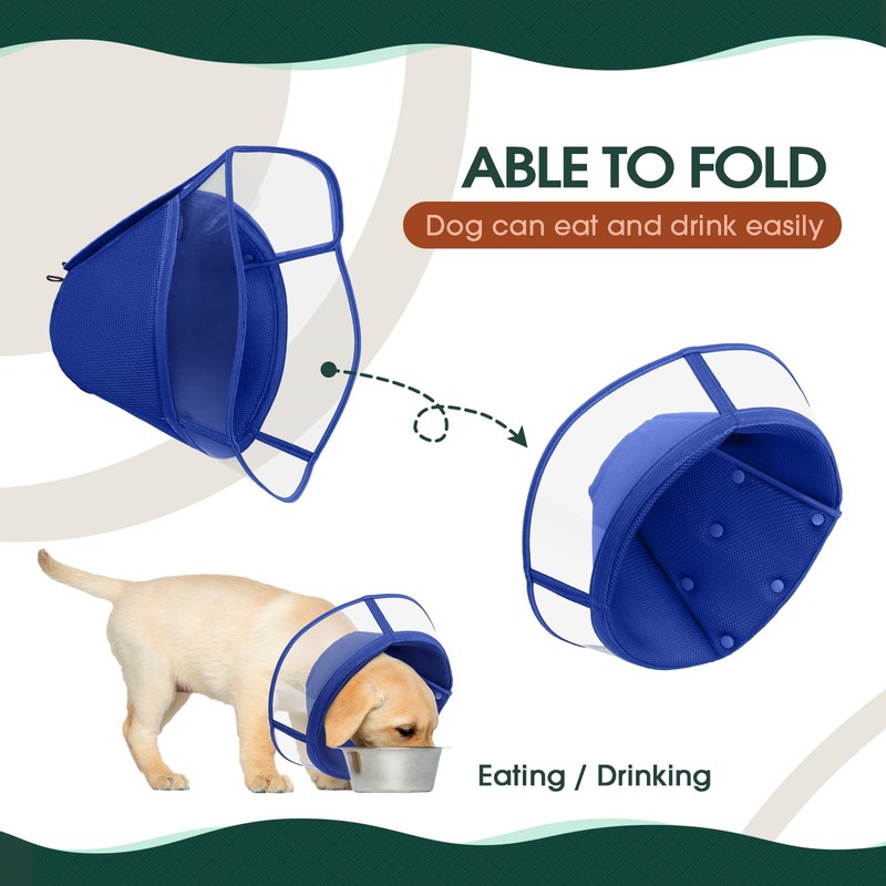 Kuoser Dog Cone Collar After Surgery, Soft Cone for Dogs