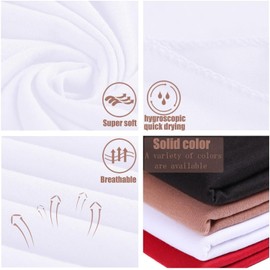 Kesfey Head Wrap White Ethnic Headscarf Soft Hair Wrap Women's Large Headband Headwrap Breathable Lightweight Turban For Beach Date Wedding