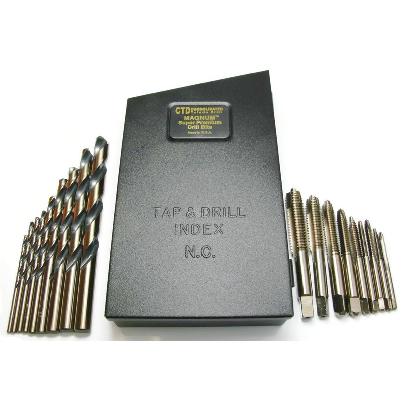 Norseman Super Premium Drill and Tap Set - 18 Piece