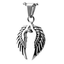 Fantasy Forge Jewelry Valkyrie Necklace 316L Stainless Steel Phoenix Pendant Womens Angel Wings