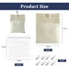 BEELUKY 8er-Pack Vorhangboden Sandsack Outdoor Vorhang Gewichte mit 8 Clips
