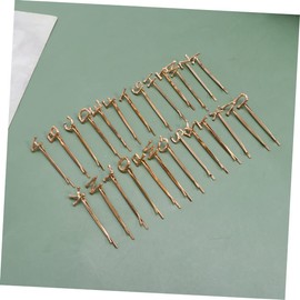 Healvian 26pcs Alphabet Design Bobby Stylish Hair Clips for Women Creative Hair Accessories Hairpins for Unique Hairstyles and Personalization