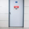 Faittoo Restricted Area Employees Only Sign, 10 x 7 Inches