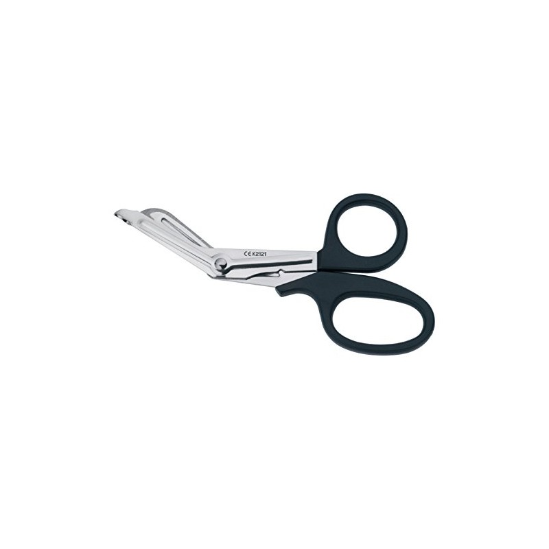 First Aid Only 7 Inches Black Scissor with Plastic Handle