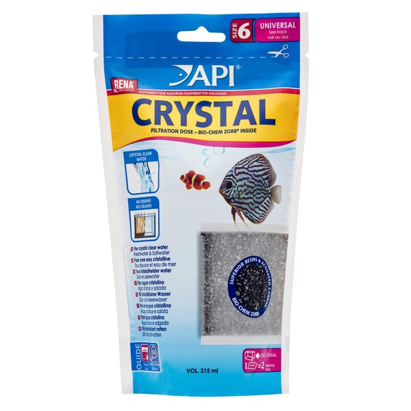API Crystal Aquarium Canister Filtration Pouch, Size 6