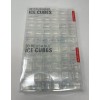 Kikkerland Reusable Square Clear Ice Cubes - Set of 60