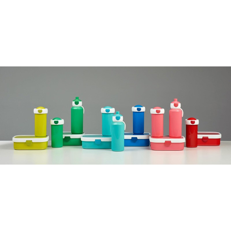 Mepal Campus Pop-Up Water Bottle with Flip-Up Replacement Cap Leak-Proof