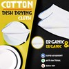 Towelogy® Pack Of 3 White Cotton Dish Cloths Extra Large