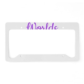 CafePress Lady Personal Assista Aluminum License Plate Frame, License Tag Holder