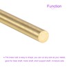 DMiotech 1pcs 5mm x 300mm Brass Solid Round Bar Brass