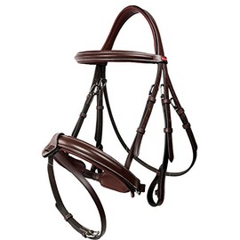 John Whitaker Crank Snaffle Bridle Cob brown