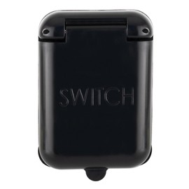 RecPro RV ATC External Waterproof Switch Cover | Snap Closure | Black ABS Plastic