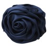 VINGTAINE H-195-NY Satin Rose Hair Claw Hair Clip, Navy