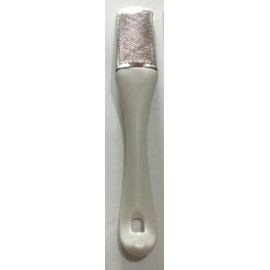 30 - Foot rasps plastic handle. stainless steel scraper area, Bent handle, foor dresser file, callus remover, Pedicure