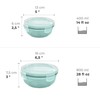 Grizzly Set of 4 Food Storage Containers (0.4 L, 0.8