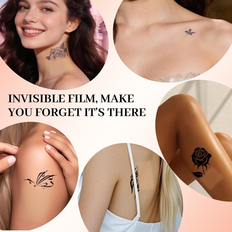 Prreal 8Pcs Tattoo Cover Up Patch, Natural Looking Cover up