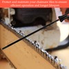 5 Pcs Chainsaw Files, Chainsaw Sharpener File, Professional Round Chain