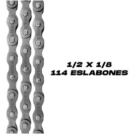 Cadena Estándar Para Bicicleta Sin Velocidades 1/2 X 1/8 114 L