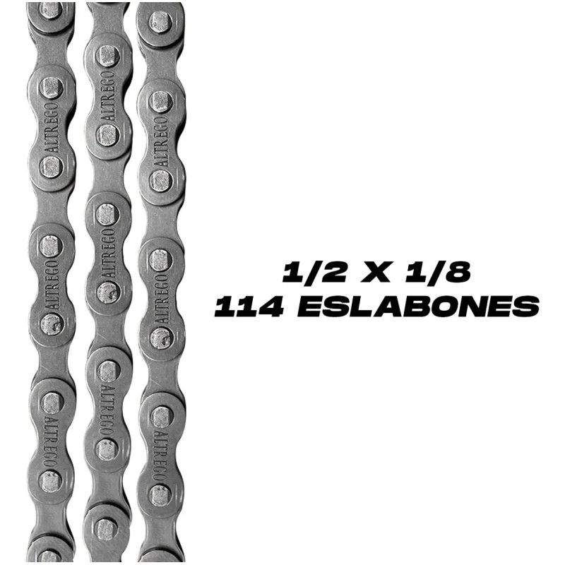 Cadena Estándar Para Bicicleta Sin Velocidades 1/2 X 1/8 114