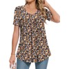 MUSE SHOW Women's 2025 Summer Tops Short Sleeve Tunic Shirts