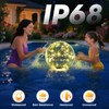 Askyli Floating Pool Lights, Warm White LED Solar Pool Lights