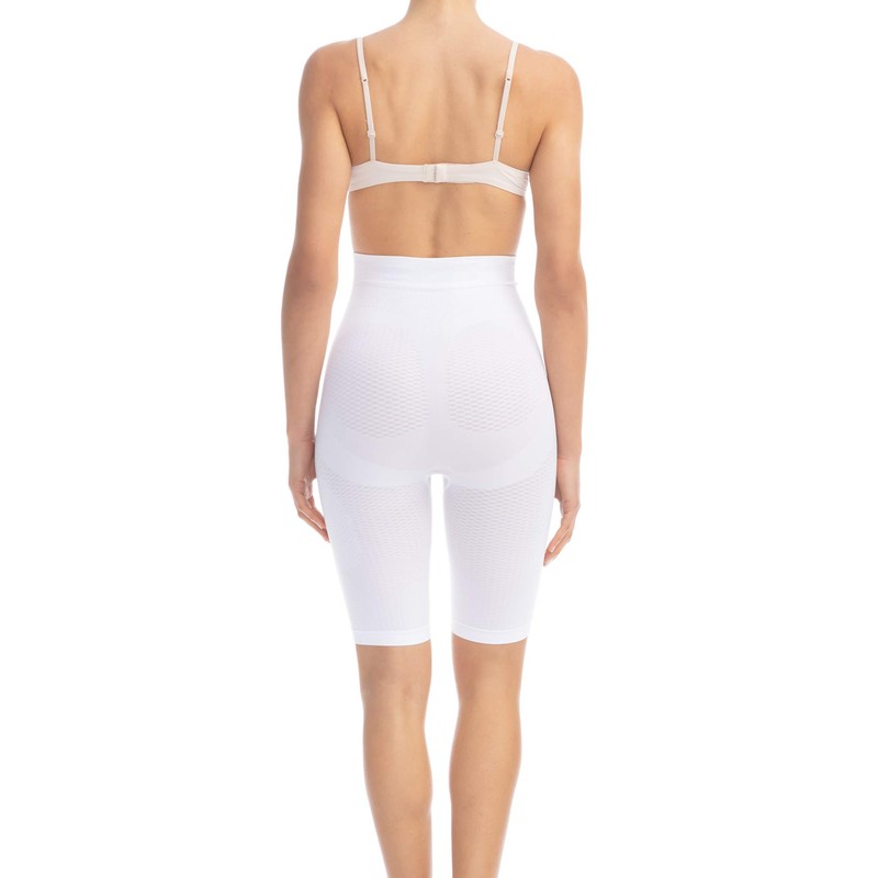 Farmacell 312 (White, L/XL) Women's push-up anti-cellulite control shorts