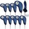 FINGER TEN Golf Club Head Covers for Irons Magnetic Closure