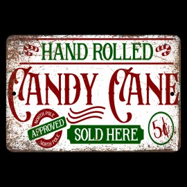 4yougifts Rustic Hand-Rolled Candy Canes - North Pole Approved Delight