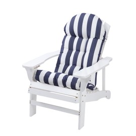 Enipate Weather Resistant Adirondack Chair Cushions High Back Indoor Outdoor Patio Tufted Lounge Cushion Seat Pads