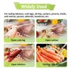 3 PCS Lobster Crackers and Picks Set, Stainless Steel Crab