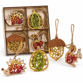 Autumn Tree Decorations 12Pcs Hanging Tree Ornaments, Autumn Decorations